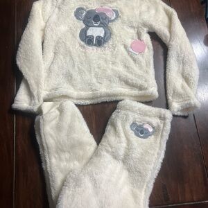 Dots Cream Koala Kids Pajama Set